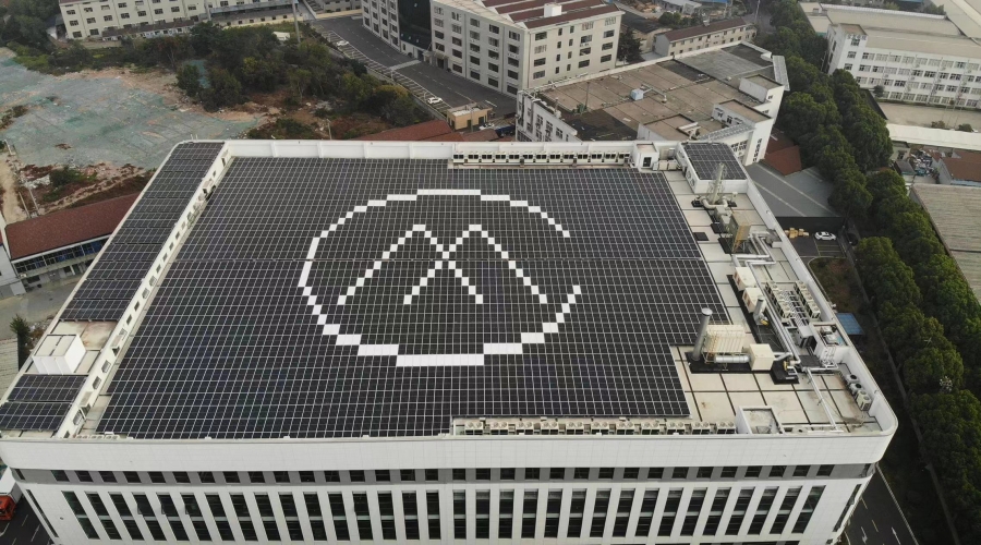 常州祥明智能1600KW彩鋼瓦屋面光伏電站